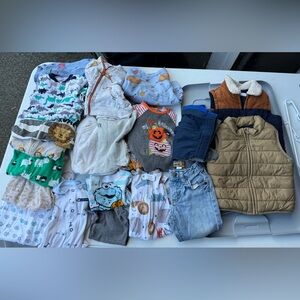 Assorted Baby Clothing Bundle 33 pieces